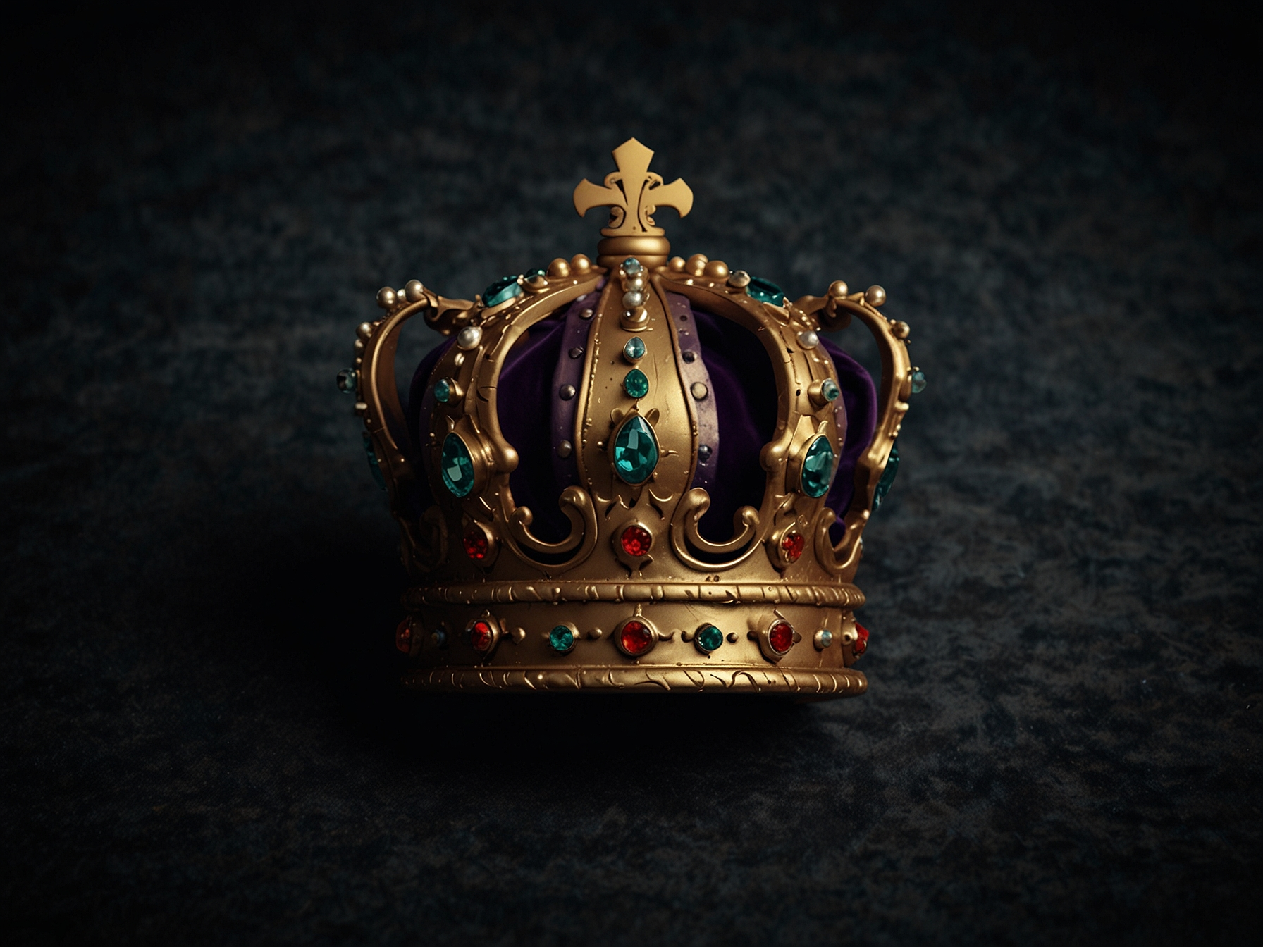 Queen88 brand crest and crown on dark backdrop