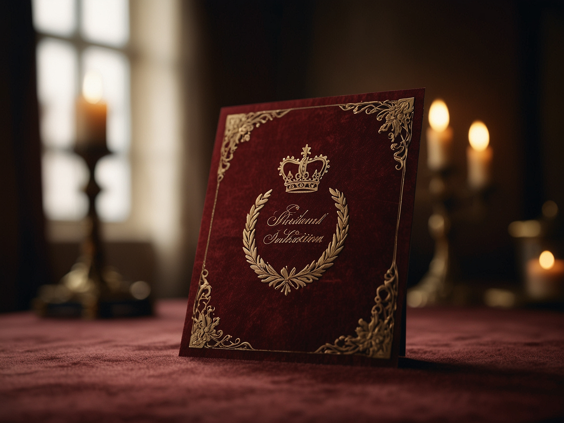 Regal invitation to join the court